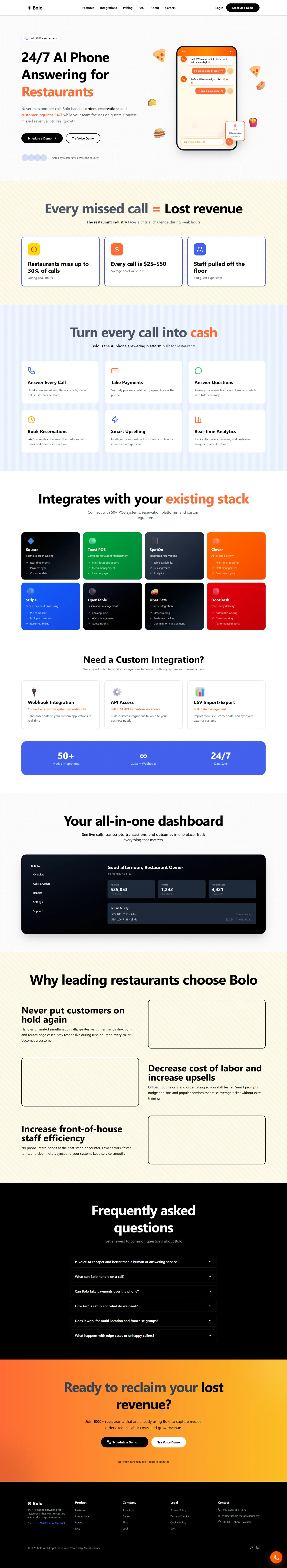 Bolo — Voice AI — full screen