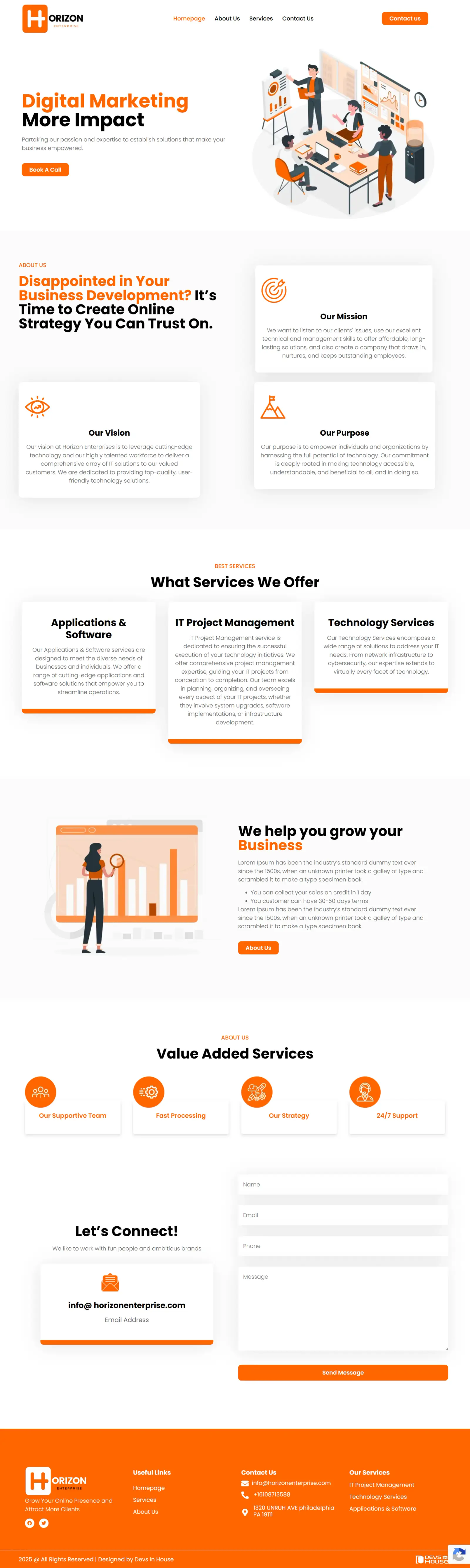 Horizon Enterprise — full screen
